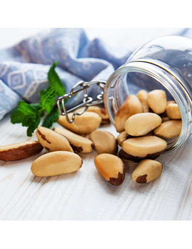 Nueces de Brasil Tostadas y Saladas Jaybee 907 g - Snack Saludable