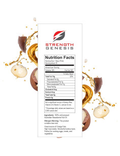 Aceite de Nuez de Macadamia Prensado en Frío 500ml Strength Genesis 2