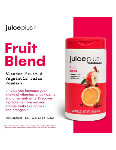 Suplemento JuicePlus+ Mezcla de Frutas 60 Porciones Vegano