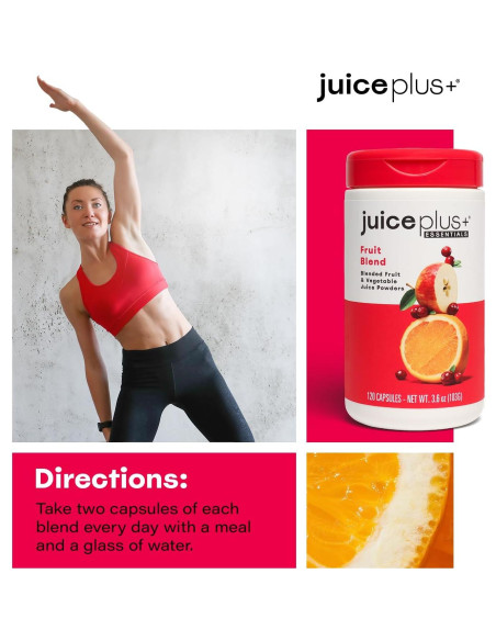 Suplemento JuicePlus+ Mezcla de Frutas 60 Porciones Vegano