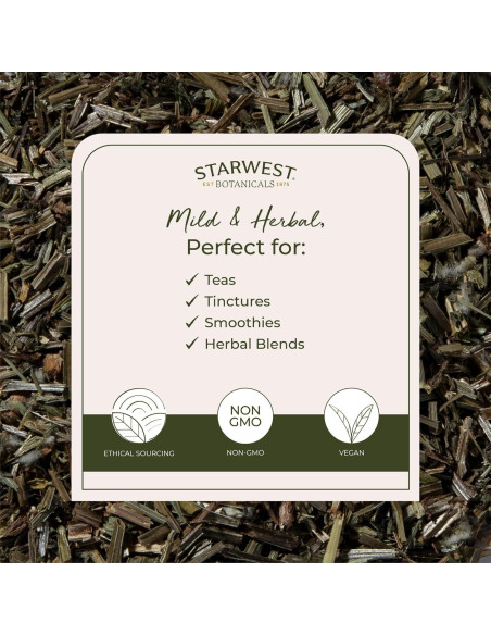 Hierba Cleavers Orgánica Starwest Botanicals 113.4 g - Té y Tinturas