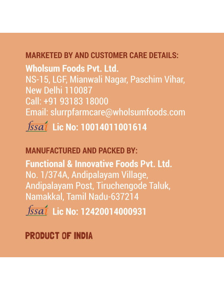 Polvo de Dátil Árabe Sin Hueso Slurrp Farm 300g - Endulzante Natural