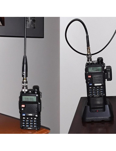 10 Adaptadores Coaxiales BNC Femenino a SMA Femenino 50 Ohm