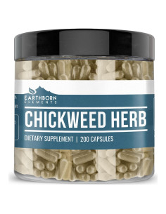 Cápsulas de Hierba de Pata de Gallo Earthborn Elements 200 Unidades