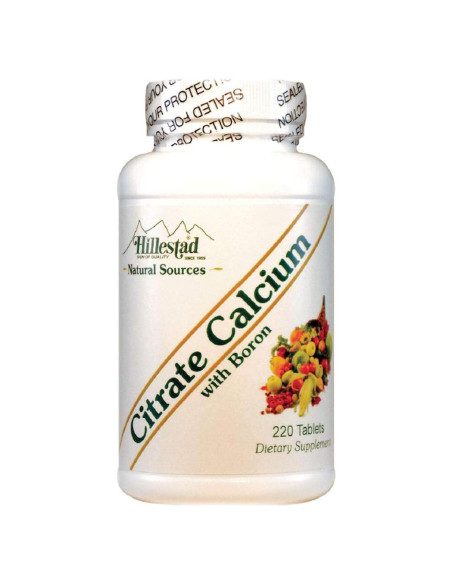 Citrato de Calcio con Boro Hillestad - 220 Tabletas