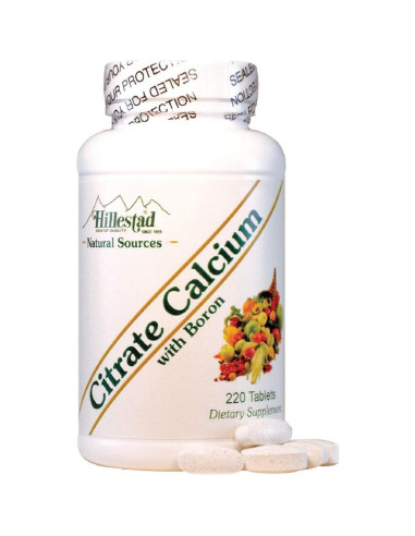 Citrato de Calcio con Boro Hillestad - 220 Tabletas