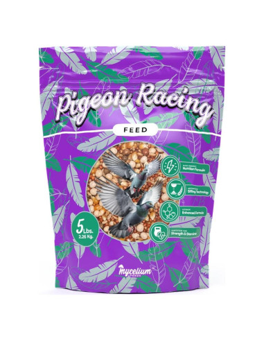 Alimento Orgánico para Palomas de Carreras Mycelium 2.27 kg - Alta Proteína y Vitaminas
