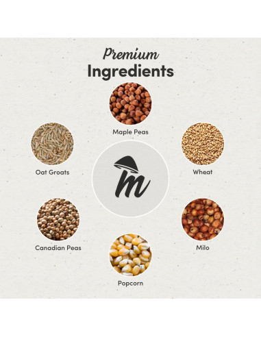 Alimento Orgánico para Palomas de Carreras Mycelium 2.27 kg - Alta Proteína y Vitaminas