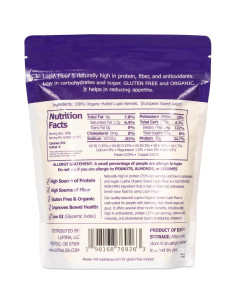 Harina de Lupina Orgánica Sin Gluten 453.6 g - Alta en Proteínas 2
