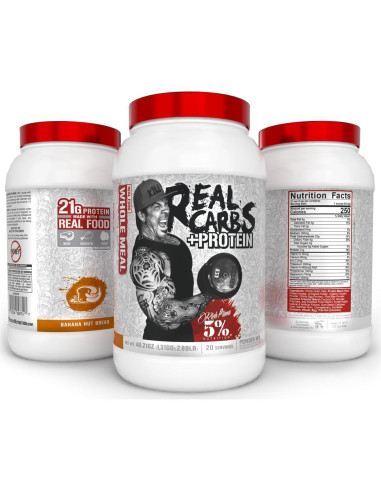 5% Nutrition Carbohidratos Reales + Proteína 1.30 kg Sabor Plátano y Nueces