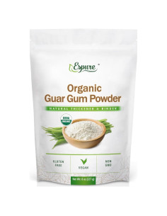 Polvo de Goma Guar Orgánica Smart Labs 226g Certificada USDA