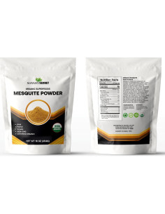 Polvo de Mesquite Orgánico Secreto de los Mayas 453.6g - Superalimento Vegano 2