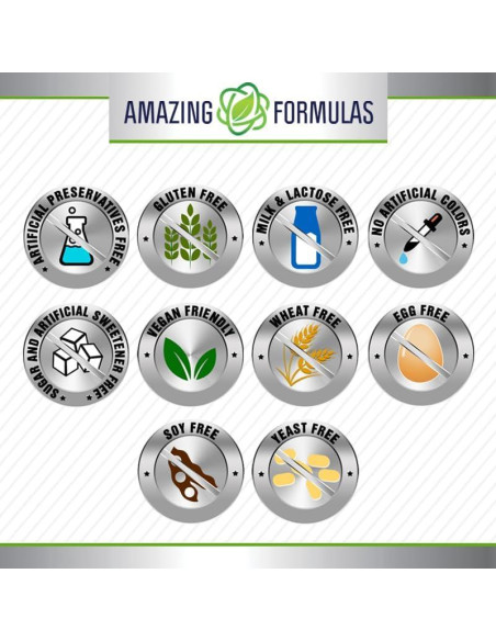 Suplemento de Semilla de Apio Amazing Formulas 1500 Mg 120 Cápsulas