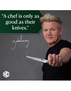 Cuchillo de Deshuesar HexClad 6" Acero Damasco Pakkawood 2