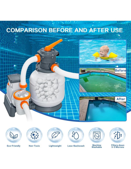 Bolas de Filtro Ecológicas Foubret 1.4 kg para Piscina