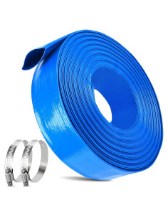 Manguera de Retro Lavado para Piscina MYFAMIREA 9.2M Azul