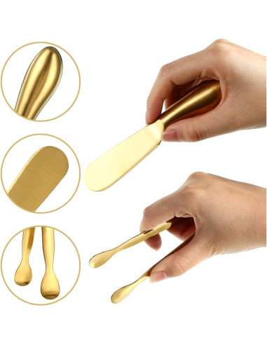 Juego de 6 Cuchillos y Pinzas de Acero Inoxidable Honoson