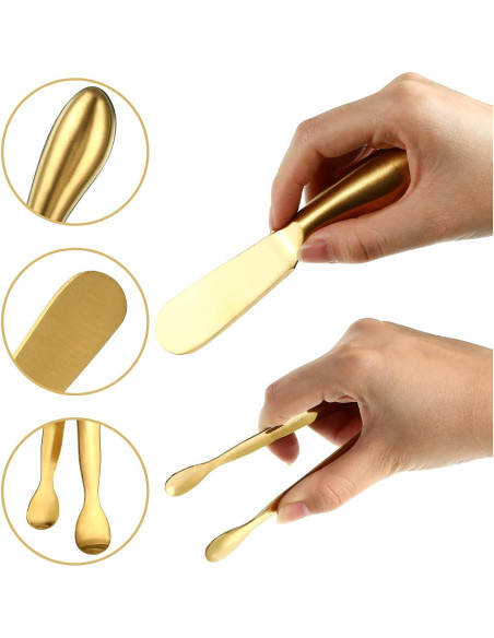 Juego de 6 Cuchillos y Pinzas de Acero Inoxidable Honoson