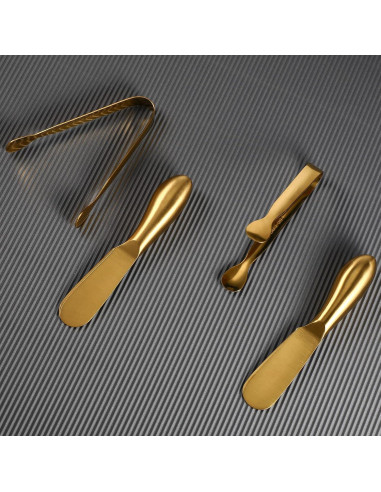 Juego de 6 Cuchillos y Pinzas de Acero Inoxidable Honoson