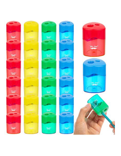 Afila Lápices Manual Mr. Pen, Set de 24 Colores, Doble Agujero