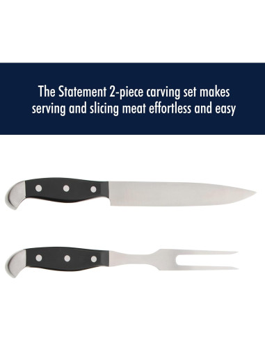 Set de Tallado 2 Piezas HENCKELS Acero Inoxidable 20 cm