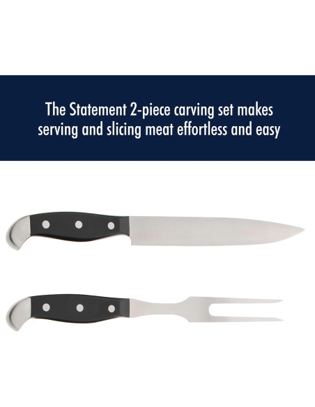 Set de Tallado 2 Piezas HENCKELS Acero Inoxidable 20 cm