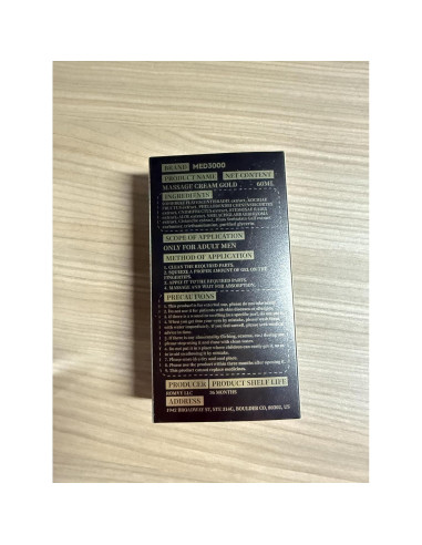 Gel de Aumento Extra Fuerte Med3000 Irvy para Hombres 117g