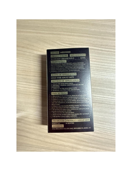 Gel de Aumento Extra Fuerte Med3000 Irvy para Hombres 117g