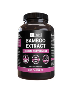 Cápsulas de Extracto de Bambú 365 Unidades Ingredientes Puro