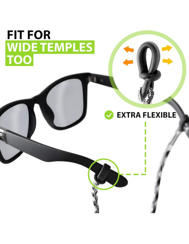 Soporte de Cuerda para Gafas Sigonna - Ajustable y Antideslizante