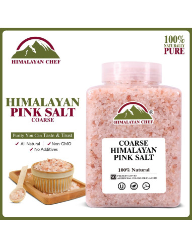 Sal Rosa del Himalaya WBM Grano Grueso 2.27 kg Natural Kosher