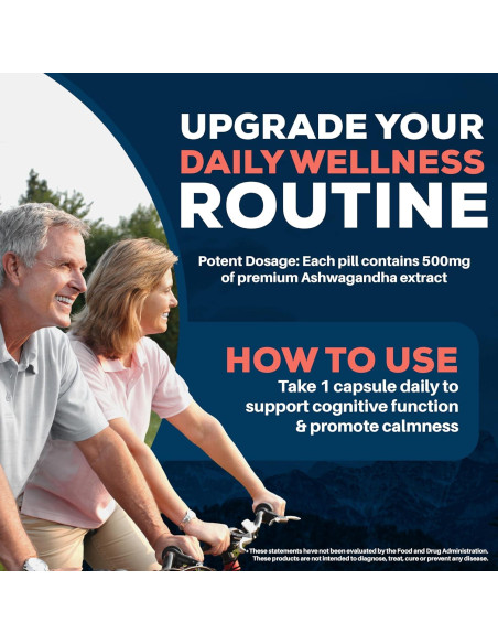 Cápsulas de Ashwagandha Ayush Herbs 500mg - 120 Unidades