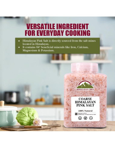 Sal Rosa del Himalaya WBM Grano Grueso 2.27 kg Natural Kosher