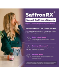 Extracto de Azafrán Orgánico Triquetra Health - 30 Porciones 2