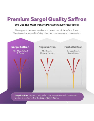 Extracto de Azafrán Orgánico Triquetra Health - 30 Porciones