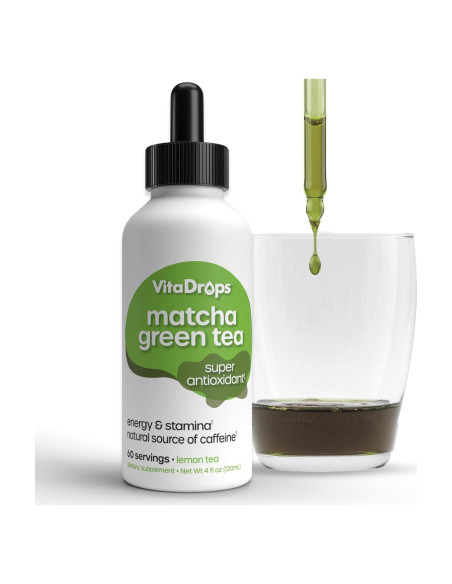 VitaDrops Extracto de Té Verde Matcha 118ml - Energía Natural