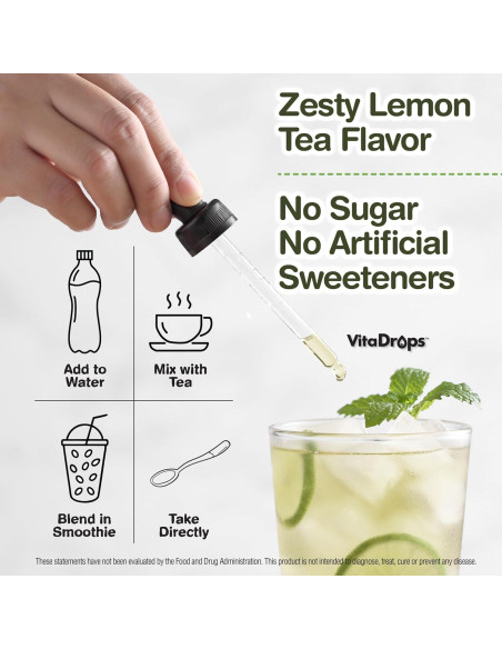 VitaDrops Extracto de Té Verde Matcha 118ml - Energía Natural