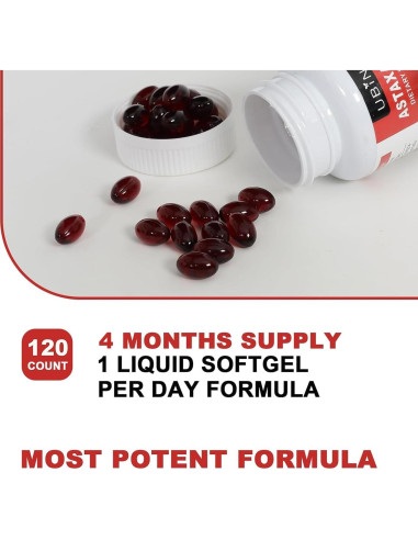 Suplemento de Astaxantina Ubiney 12mg 120 Cápsulas Blandas