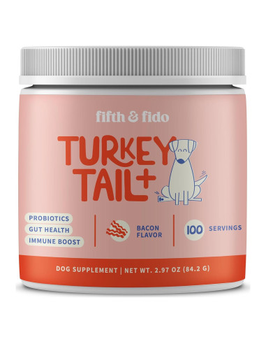 Suplemento para Perros Fifth & Fido - Hongo Cola de Pavo 100 Porciones