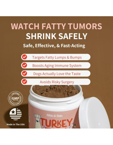 Suplemento para Perros Fifth & Fido - Hongo Cola de Pavo 100 Porciones