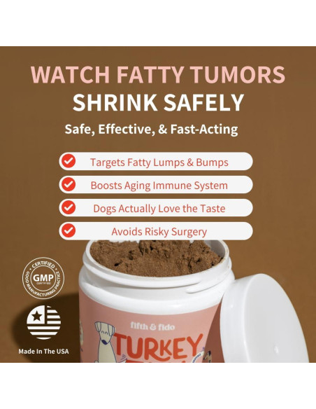 Suplemento para Perros Fifth & Fido - Hongo Cola de Pavo 100 Porciones