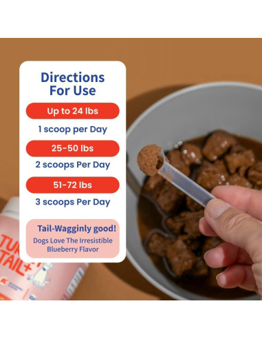 Suplemento para Perros Fifth & Fido - Hongo Cola de Pavo 100 Porciones