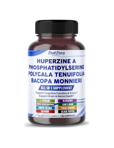 Suplemento Cognitivo PeakPury Huperzina A - 150 Cápsulas