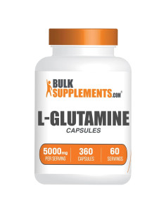 Cápsulas de L-Glutamina BulkSupplements 5000mg 360 Unidades