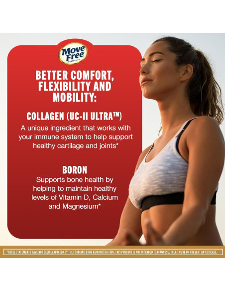 Suplemento Articular Move Free Ultra - Colágeno Tipo II 64 Tabletas