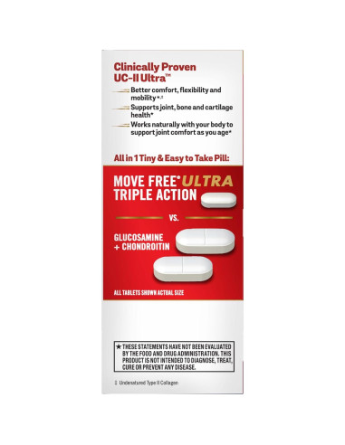 Suplemento Articular Move Free Ultra - Colágeno Tipo II 64 Tabletas