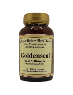 Cápsulas de raíz de Sello de Oro 100-325mg Hydrastis Canadensis