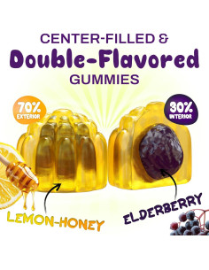 Gomitas Inmunológicas Oh My Chewy - Miel y Limón - 60 Unidades 2