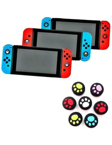 2 Tapas de Silicona Verde para Joystick Switch NS/Lite Ambertown