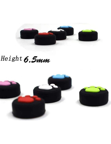 2 Tapas de Silicona Verde para Joystick Switch NS/Lite Ambertown